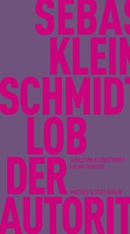 Produktbild: Lob der Autorit&auml;t