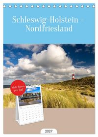 Produktbild: Tischplaner 2027 - Schleswig-Holstein - Nordfriesland (A5 Tischkalender zum Aufstellen) CALVENDO