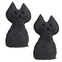 Produktbild: Raumentfeuchter Mod. Katze, 2er Set, schwerer T&uuml;rstopper