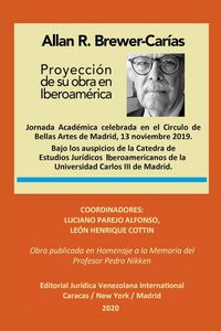 Produktbild: ALLAN R. BREWER-CAR&Iacute;AS. Proyecci&oacute;n de su Obra en Iberoam&eacute;rica