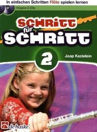 Produktbild: Schritt f&uuml;r Schritt, f&uuml;r Fl&ouml;te, m. 2 Audio-CDs. Band 2