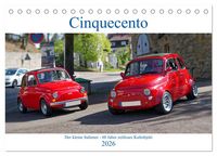 Produktbild: Cinquecento Der kleine Italiener - 60 Jahre zeitloses Kultobjekt (Tischkalender 2026 DIN A5 quer), CALVENDO Monatskalender