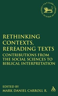 Produktbild: Rethinking Contexts, Rereading Texts