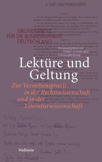 Produktbild: Lekt&uuml;re und Geltung