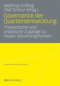 Produktbild: Governance der Quartiersentwicklung