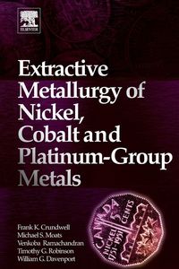 Produktbild: Extractive Metallurgy of Nickel, Cobalt and Platinum Group Metals