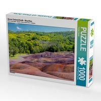 Produktbild: CALVENDO Puzzle Seven Colored Earth - Mauritius | 1000 Teile Lege-Gr&ouml;&szlig;e 64x48cm Foto-Puzzle f&uuml;r gl&uuml;ckliche Stunden