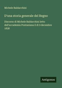 Produktbild: D'una storia generale del Regno