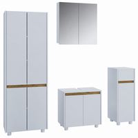 Produktbild: 4-tlg. Badm&ouml;bel Set Komplett Badschrank Cosila XL