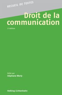 Produktbild: Droit de la communication