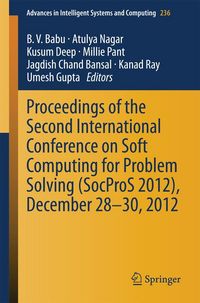 Produktbild: Proceedings of the Second International Conference on Soft Computing for Problem Solving (SocProS 2012), December 28-30, 2012