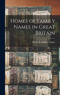 Produktbild: Homes of Family Names in Great Britain
