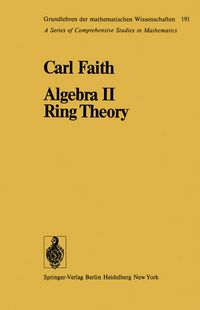 Produktbild: Algebra II Ring Theory