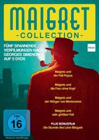 Produktbild: Maigret Collection / F&uuml;nf spannende Verfilmungen nach Georges Simenon [5 DVDs]