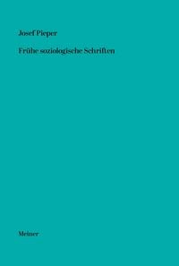 Produktbild: Fr&uuml;he soziologische Schriften