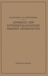Produktbild: Lehrbuch der Differentialdiagnose Innerer Krankheiten