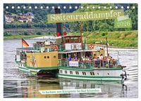 Produktbild: Seitenraddampfer &ndash; In Sachsen von K&ouml;nigstein bis Bad Schandau (Tischkalender 2026 DIN A5 quer), CALVENDO Monatskalender
