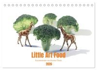 Produktbild: Little Art Food Kunstkalender (Tischkalender 2026 DIN A5 quer), CALVENDO Monatskalender