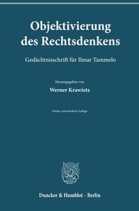 Produktbild: Objektivierung des Rechtsdenkens.