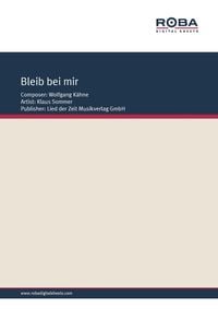 Produktbild: Bleib bei mir