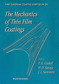 Produktbild: Mechanics of Thin Film Coatings, the - Proceedings of the First European Coating Symposium