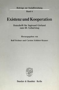 Produktbild: Existenz und Kooperation.