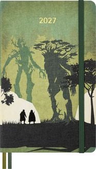 Produktbild: Moleskine 12 Monate Der Herr der Ringe Tageskalender 2027, L/A5, 1 Tag = 1 Seite, fester Einband