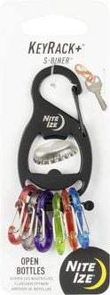 Produktbild: NITE Ize Schl&uuml;ssel-Karabiner NI-KRB2-01-R6 Schwarz, Bunt 1St.