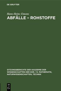 Produktbild: Abf&auml;lle - Rohstoffe