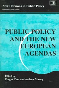 Produktbild: Public Policy and the New European Agendas