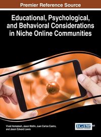 Produktbild: Educational, Psychological, and Behavioral Considerations in Niche Online Communities