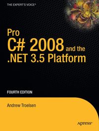 Produktbild: Pro C# 2008 and the .NET 3.5 Platform