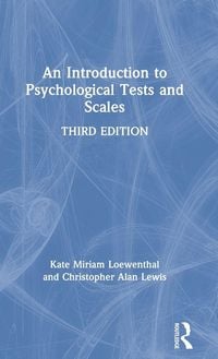Produktbild: An Introduction to Psychological Tests and Scales