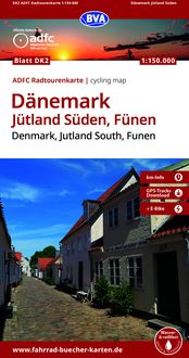 Produktbild: BVA ADFC Radtourenkarte D&auml;nemark, J&uuml;tland S&uuml;den, F&uuml;nen/Denmark, Jutland South, Funen 1:150.000