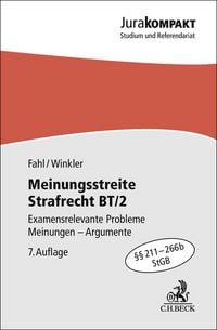 Produktbild: Jura kompakt / Meinungsstreite Strafrecht BT/2