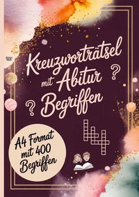 Produktbild: Kreuzwortr&auml;tsel mit Abitur Begriffen