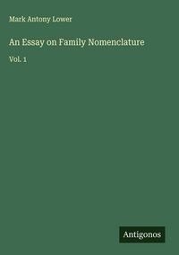 Produktbild: An Essay on Family Nomenclature