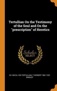 Produktbild: Tertullian On The Testimony Of