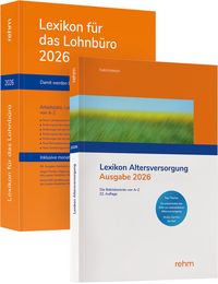 Produktbild: Buchpaket Lexikon f&uuml;r das Lohnb&uuml;ro und Lexikon Altersversorgung 2026