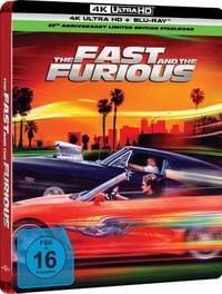 Produktbild: The Fast and the Furious - 25th Anniversary Edition - Steelbook (4K-UHD+Blu-ray)