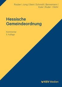 Produktbild: Hessische Gemeindeordnung (HGO)