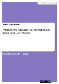 Produktbild: Fraktionierte Schwermetall-Extraktion aus Acker- und Gartenb&ouml;den