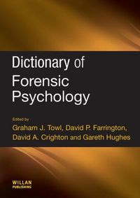 Produktbild: Dictionary of Forensic Psychology