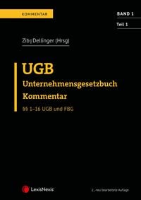 Produktbild: UGB Gro&szlig;kommentar / UGB Unternehmensgesetzbuch Kommentar - Band I/Teil 1