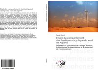 Produktbild: Etude du comportement stochastique et cyclique du vent en Alg&eacute;rie