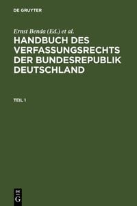Produktbild: Handbuch des Verfassungsrechts der Bundesrepublik Deutschland