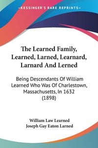 Produktbild: The Learned Family, Learned, Larned, Learnard, Larnard And Lerned