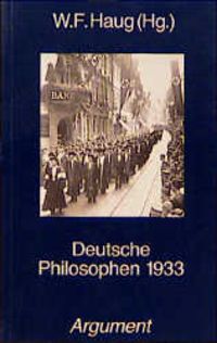 Produktbild: Deutsche Philosophen 1933