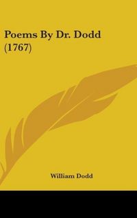 Produktbild: Dodd, W: Poems By Dr. Dodd (1767)