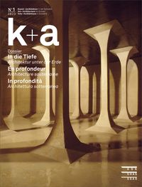 Produktbild: k+a 2023.1 : In die Tiefe | En profondeur | In profondit&agrave;